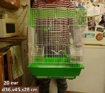 .Nova klietka pre vtaky (3ks) v troch farbach - 3