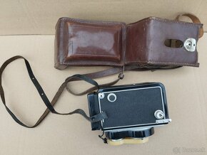 Starý fotoaparat FLEXARET s krytkou a pouzdrem - 3
