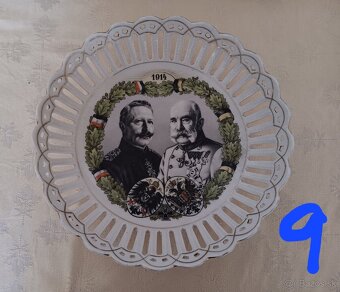 Porcelánové talíře - Franc Jozef, Rakousko Uhersko - 3