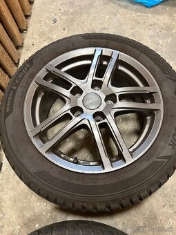 Predám Disky + takmer nové zimné pneu. Hankook 205/55 R16 - 3