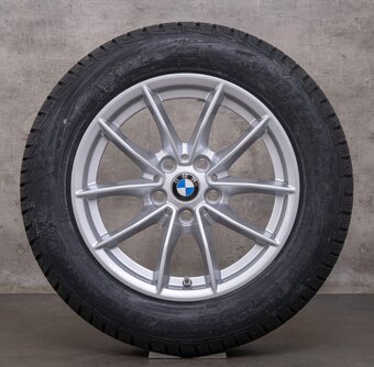 Hliníkové disky 5x112 r16 BMW styling 774 + pneu 90% dezen - 3
