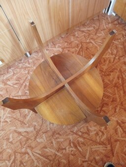 Stolík drevo sklo - 3