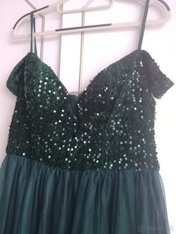 Spoločenské šaty zelené - 3