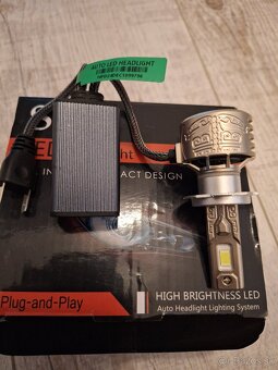Predám novú súpravu LED svietenia H7 a T10, - 3