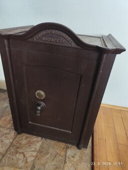 Predám starý trezor Fprokop&Schnabel Budapešť - 3