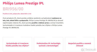 Predám Philips Lumea IPL - len vyskúšaný - 3