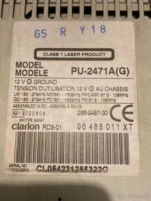 Autorádio s CD prehrávač, Peugeot 206, obj.c. 6564 97 - 3