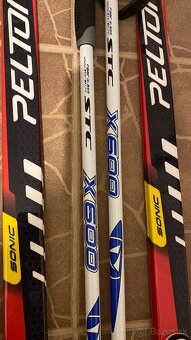 Bežky set bežky Peltonen 150 cm šupiny / Topánky Fisher 38 - 3