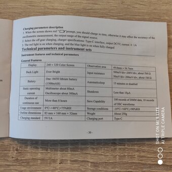 Predám nový digitálny osciloskop – multimeter GD188 - 3
