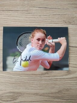 Podpísané fotky tenistiek WTA originálne autogramy - 3