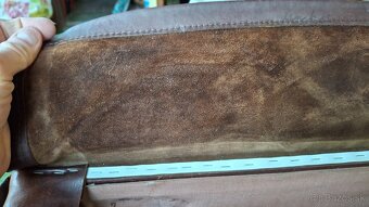 Luxusná kožená taburetka - 3