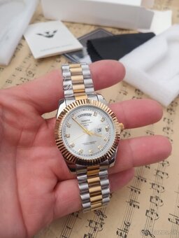 Hodinky Day Date nové, na štýl Rolex-iek - 3
