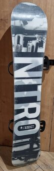 Snowboard Nitro addict 155 + viazanie burton size M - 3