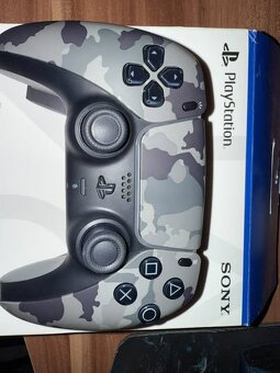 PS5 DualSense Wireless Controller – Gray Camo (výborný stav) - 3