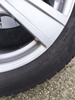 kolesá 7Jx17 s zimnými pneumatikami 215/60 R17 C - 3