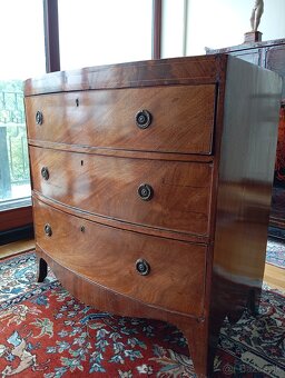 Nádherná autentická biedermeierska komoda - 3