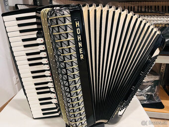 Predám akordeón Hohner Atlantic De Luxe. 120 Basový - Made i - 3