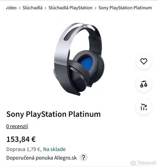 PS4 500GB, 2ovladače, Platinum slúchadla, 17hier - 3