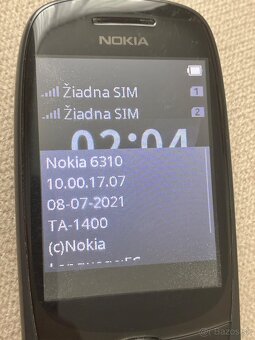Predám Nokia 6300 black DualSim - 3