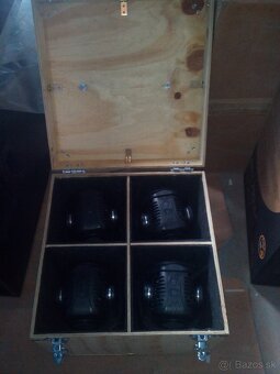 Mini wash hlavy 7x12W s "Wifi DMX" a case-om - 3