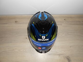 Predam krasnu novu moto prilbu znacky SHARK SPARTAN GT REPL - 3