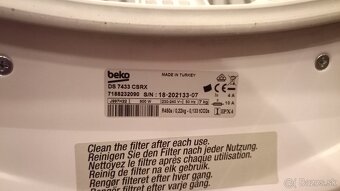 Sušička Beko za symbolickú sumu - 3