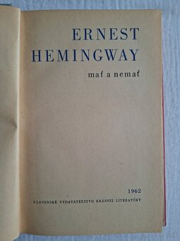 Ernest Hemingway mať a nemať - 3