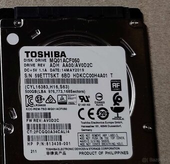 ✔️Hardisky 500GB / 1TB 2.5" SATA - 3