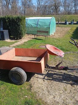Predam malotraktorz vlečkou MF70 - 3