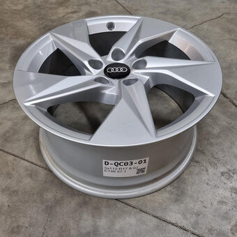 Hliníkové AUDI disky 5x112 R17 8J ET46 - 3