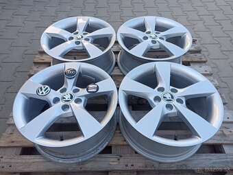 Originálne ALU disky Škoda, VW, Seat 5x100 R16 ET46 - 3