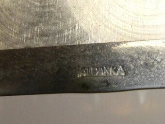 Art deco kazeta - striebrená Alpacca dekor jemná linka - 3