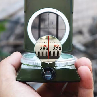 Predám vojenský kovový kompas - 3