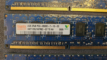 Pamäte 2GB DDR3 PC8500 aj DDR2 - 3