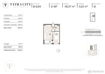 2 izbový byt v novostavbe - 3