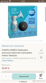 Elektrická odsávačka prenosná Canpol babies - 3