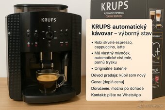 KRUPS automatický kávovar – Classic Edition - 3