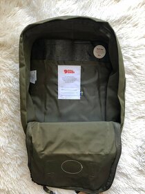 Batoh Fjällräven Kanken zelený s ozdobnými popruhmi - 3