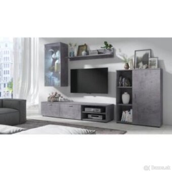 Betónová obývacia stena - 3