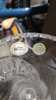 Krištálová váza ručne brúsená - 3