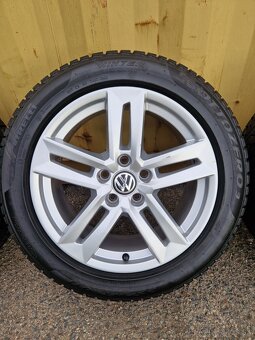 audi A4 kolesa 5x112 r17 disky elektrony zimne 225 50 17 alu - 3