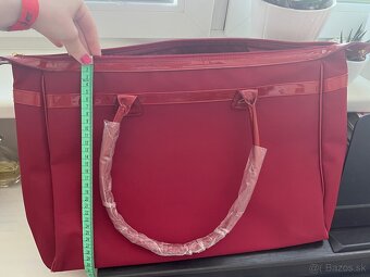 Úplne nová veľká červená kabelka - 3