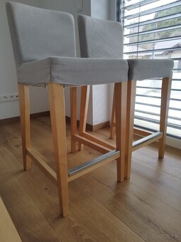 Predám barové stoličky IKEA HENRIKSDAL - 3