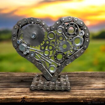Valentynské srdce z kovu - 3