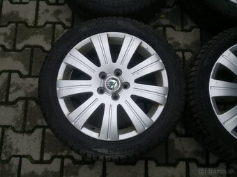 Elektrony Skoda Superb II 5x112 r17, zimne pneu. 205/50 R17 - 3