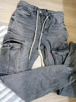 Elastické Slim pánske kapsáče XS/M - 3
