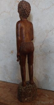 Drevená exotická soška AFRIČAN - 3