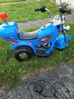 Elektrická motorka M8 - Modrá - 3