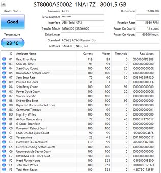 Seagate archive HDD - 8TB - 3