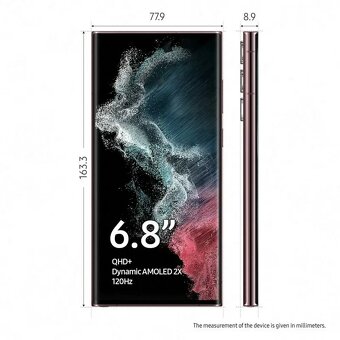 Samsung S22 Ultra  512GB HDD/12GB RAM,Phantom red - 3